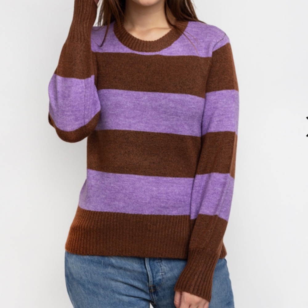 ICHI Eden Stripe sweater M